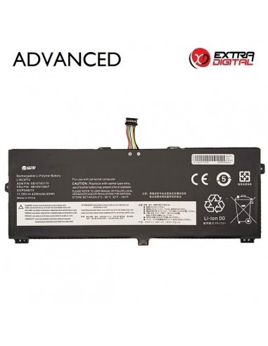Nešiojamo kompiuterio baterija LENOVO L18L3P72, 4200mAh, Extra Digital Advanced