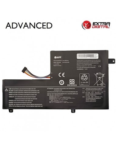 Nešiojamo kompiuterio baterija LENOVO L15L3PB1, 3600mAh, Extra Digital Advanced