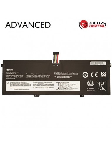 Nešiojamo kompiuterio baterija LENOVO L17C4PH1, 7600mAh, Extra Digital Advanced