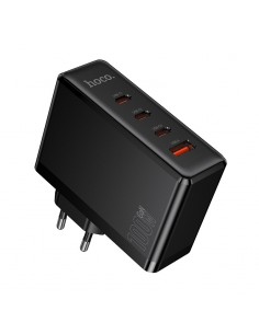 Įkroviklis Hoco N85 100W 3xUSB-C/USB-A juodas