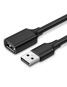 USB kabelio ilgiklis Ugreen USB-A to USB-A 1.5m juodas (10315)
