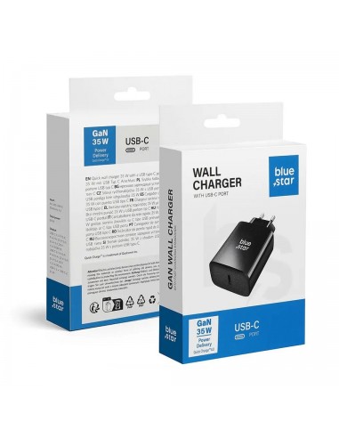 Įkroviklis Blue Star 35W USB-C juodas