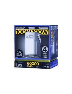 Išorinė baterija Power Bank Remax FP-33 100W 60000mAh pilka 2