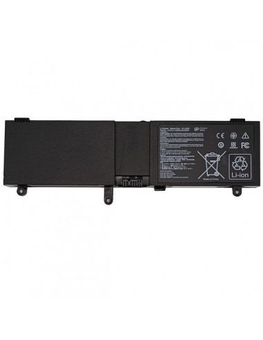 Nešiojamo kompiuterio baterija ASUS C41-N550, 59Wh, 4000mAh, Power Plant