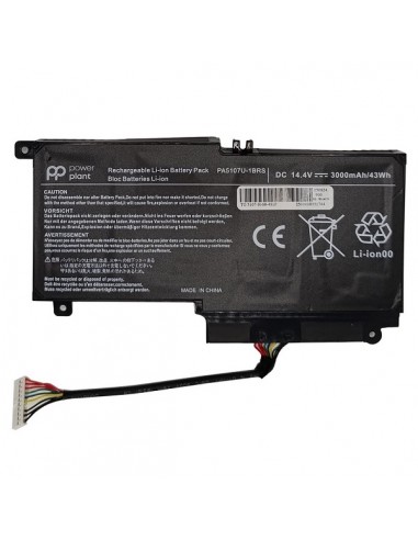 Nešiojamo kompiuterio baterija TOSHIBA PA5107U-1BRS, 3000mAh, Power Plant