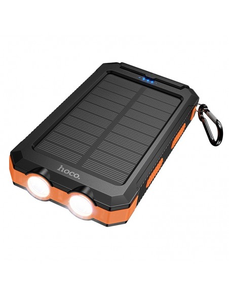 Išorinė baterija Power Bank Hoco J164 Solar 10W 8000mAh juoda