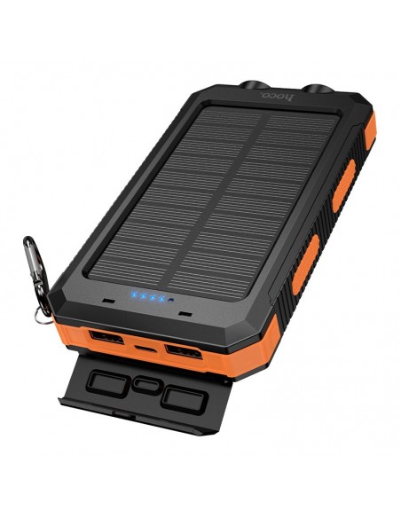 Išorinė baterija Power Bank Hoco J164 Solar 10W 8000mAh juoda