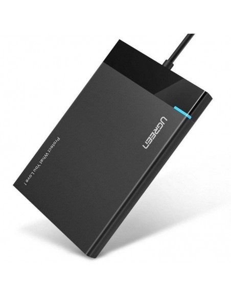 Kietojo disko korpusas Ugreen US221 USB3.0 2.5'' HDD/SSD juodas (30847)