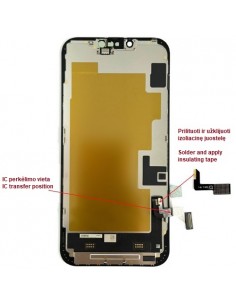 Ekranas skirtas iPhone 14 Plus, LTPO Soft OLED, 60Hz
