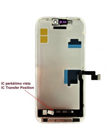 Ekranas skirtas iPhone 16 Pro, LTPO Soft OLED, 120Hz
