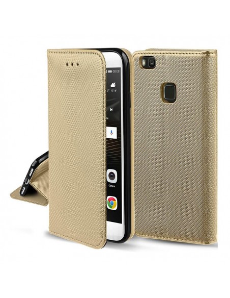 Dėklas Smart Magnet Xiaomi Redmi 17 4G/5G auksinis
