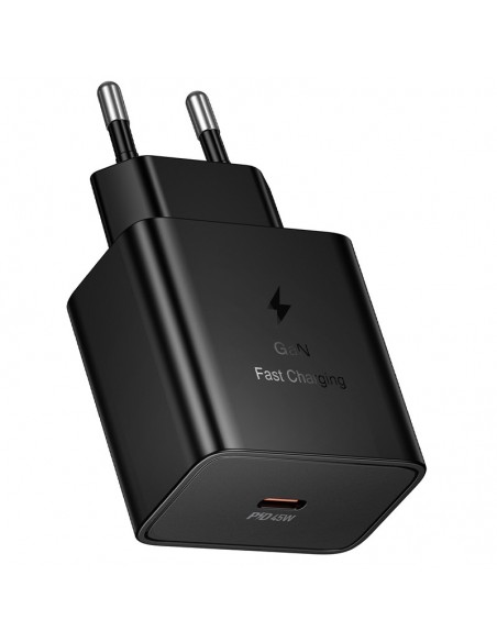 Įkroviklis Hoco N77 45W USB-C juodas