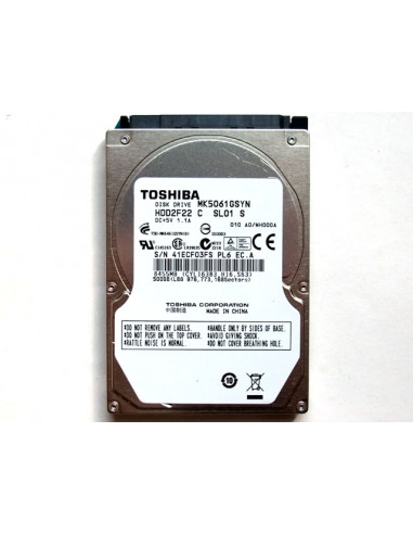 Toshiba MK5061GSYN 7200RPM 500GB HDD...