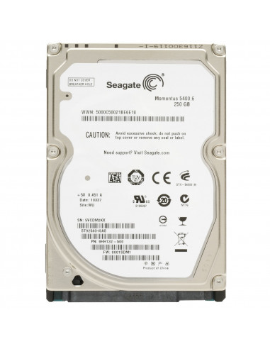 Seagate ST9250315AS 5400RPM 250GB HDD...