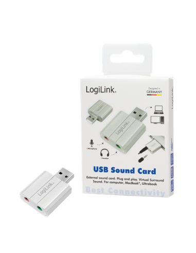 LogiLink UA0298 sidabrinis USB Audio...